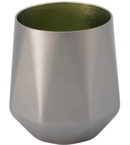 純鈦雙層八角鈦杯